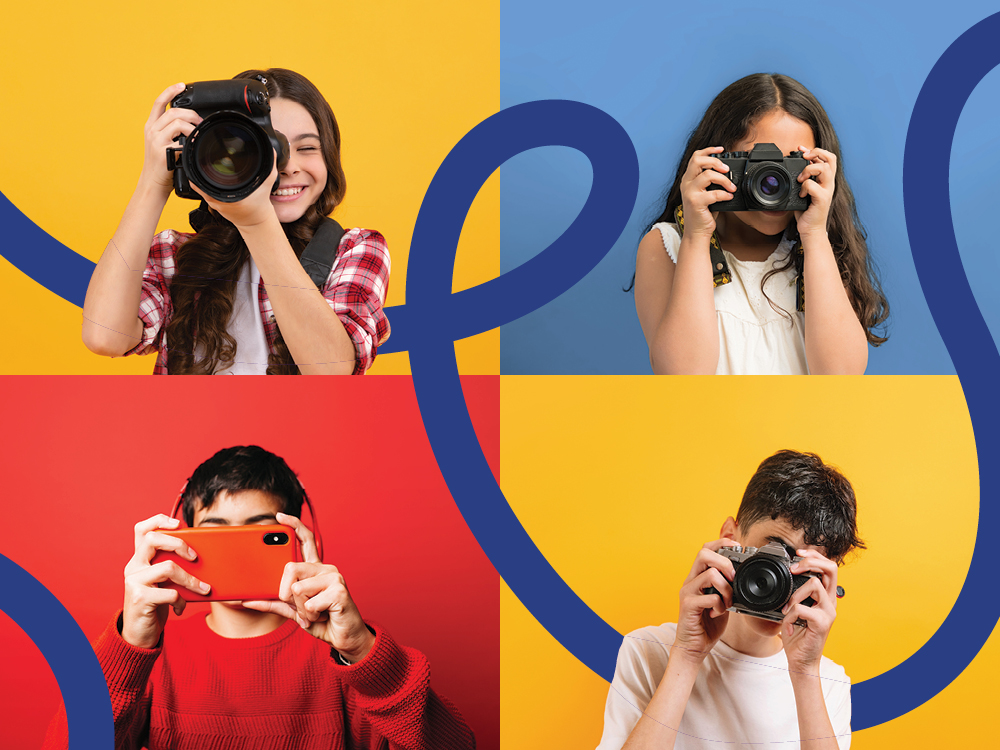 Four photographers aged 8-18